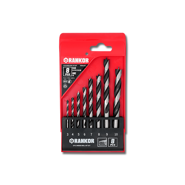 8 Pcs Wood Drill Bit Set 
